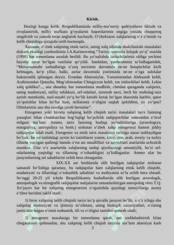 SOVETLAR DAVRIDA O‘ZBEKISTONDA ETNOGRAFIYAGA OID TADQIQOTLAR 3