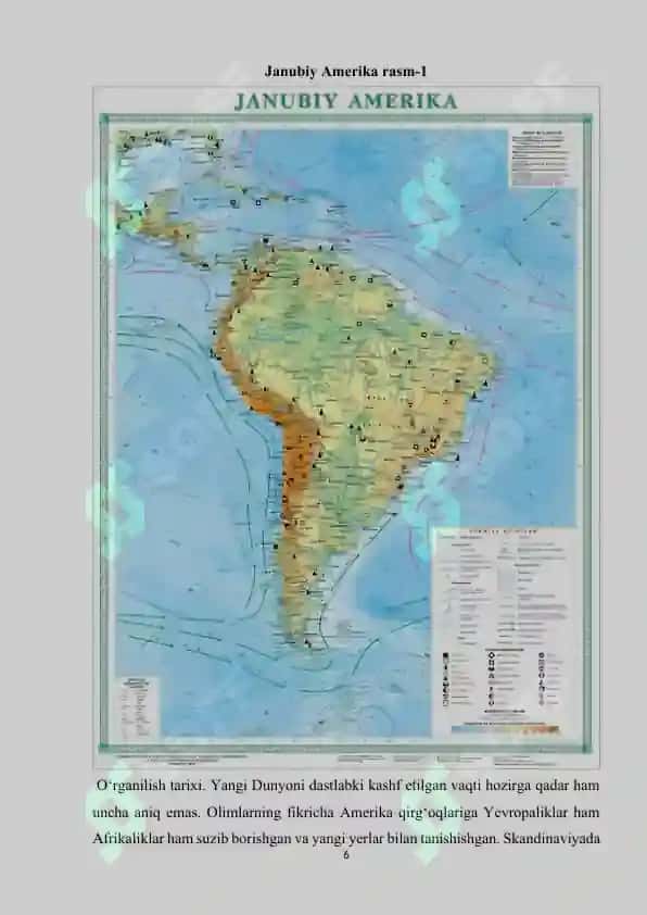 JANUBIY AMERIKA MATERIGI VA PATAGONIYA O’LKASI 6