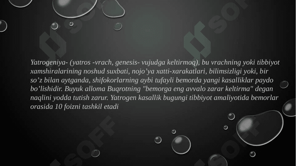 Yatrogeniya tushunchasi 2