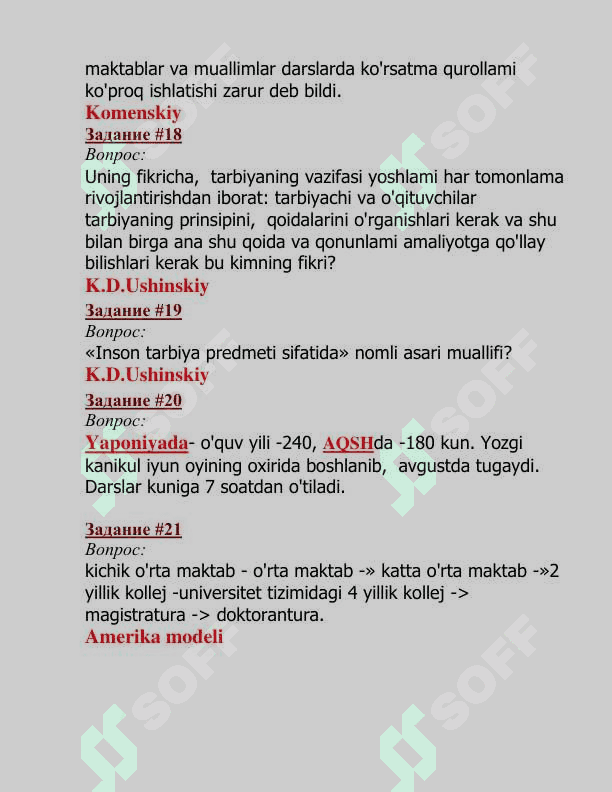 Pedagogika fanidan oraliq savol javoblari 5