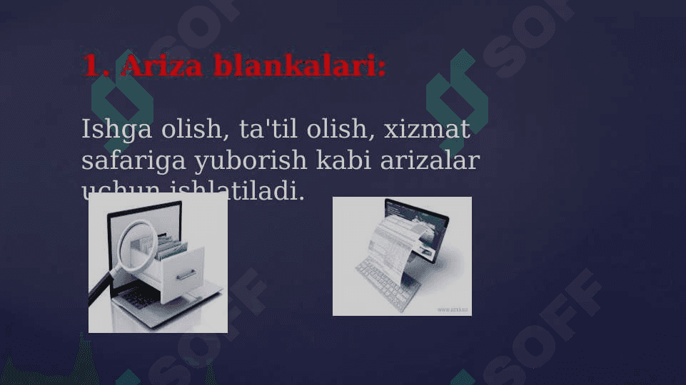 Blankalar – bosma ish qog`ozlari 3