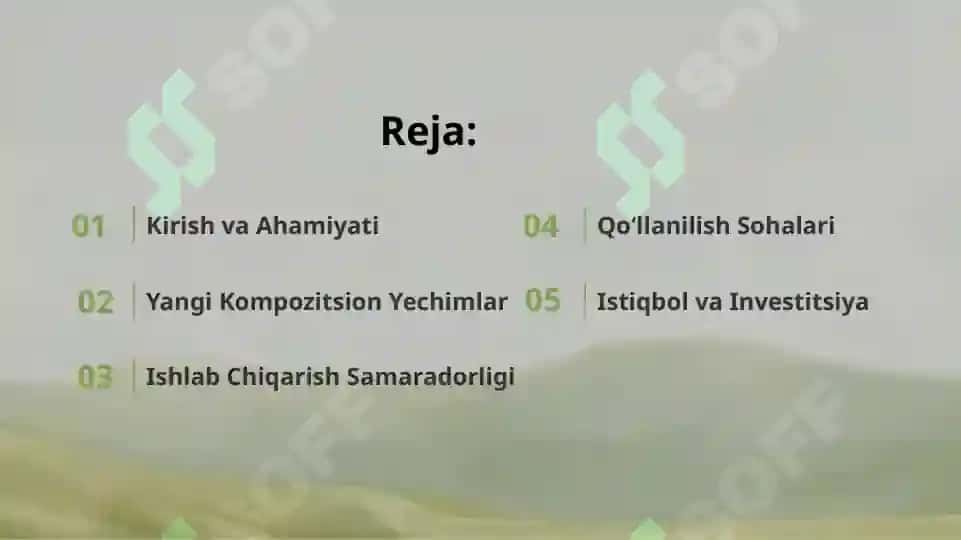 Modifikatsiyalangan qurilish materiallari 2