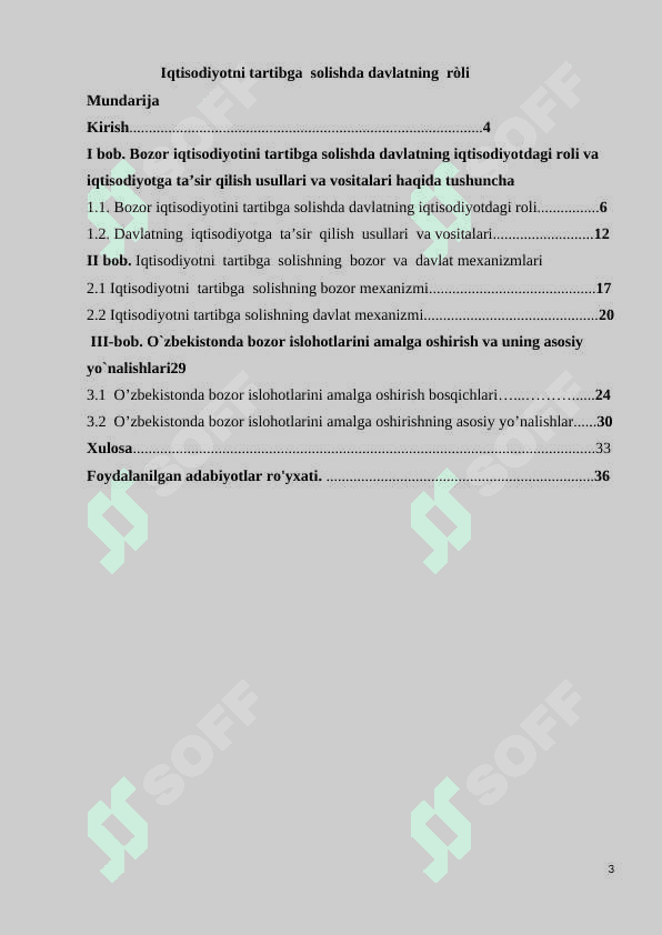 Iqtisodiyotni tartibga  solishda davlatning  ròli 3