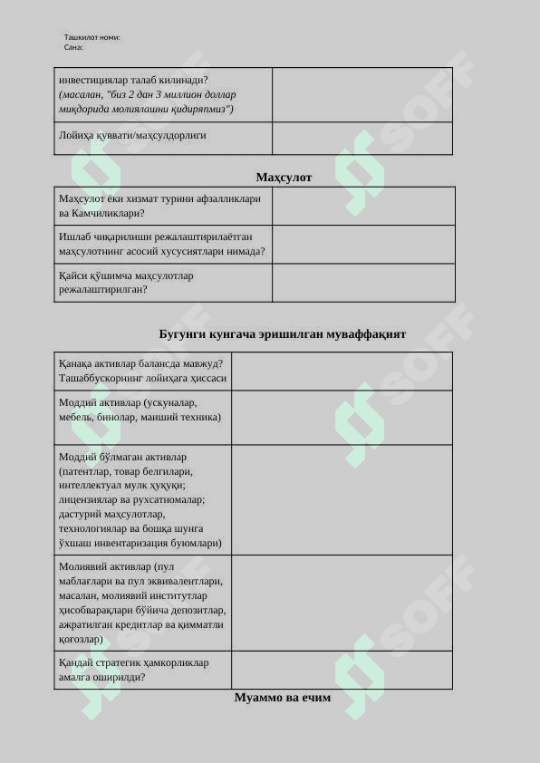 Бизнес режа ихчам 2