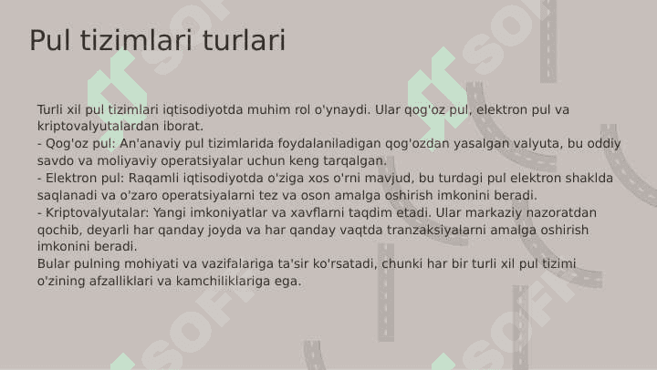 PULNING MOHIYATI,VAZIFALARI,FUNKSIYALARI 6