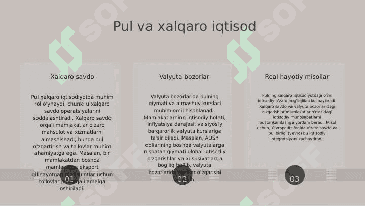 PULNING MOHIYATI,VAZIFALARI,FUNKSIYALARI 8