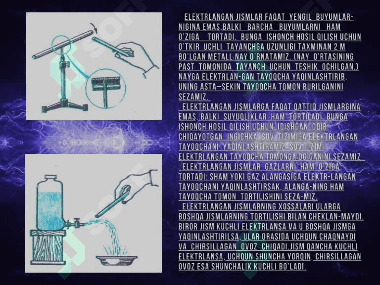 Elektr maydoni. Elektr zaryadlar. 3