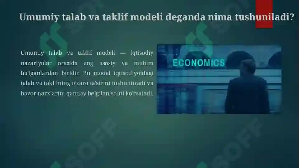 Yalpi talab va yalpi taklif modeli 4