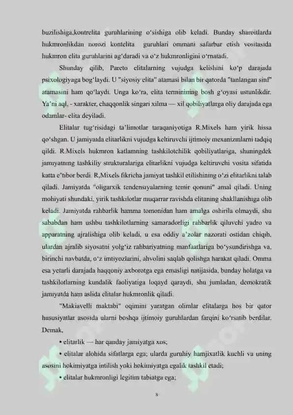 Davlat va Huquq Nazariyasi 8
