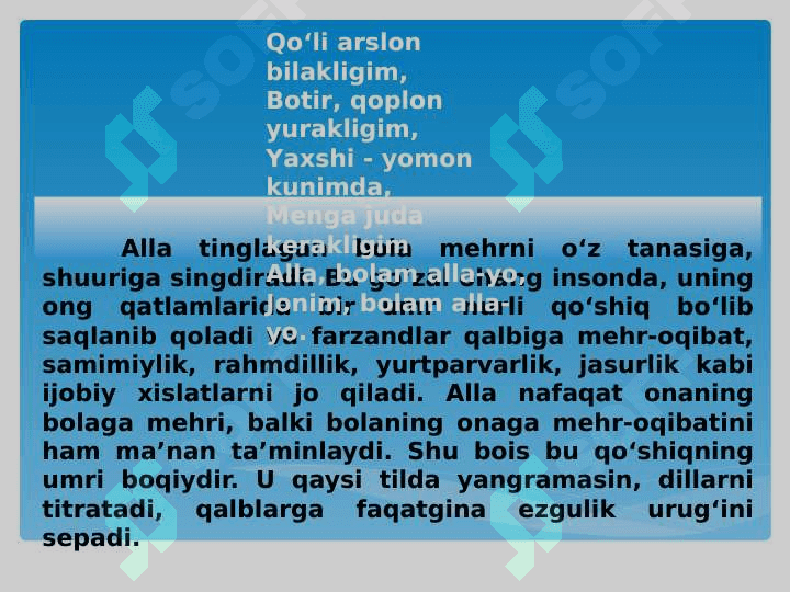 Xalq og'izaki ijodining ta'limiy tarbiyaviy ahamiyati 4