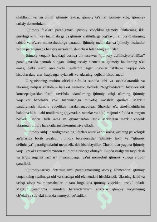 Asosiy sotsiologik paradigmalar 8