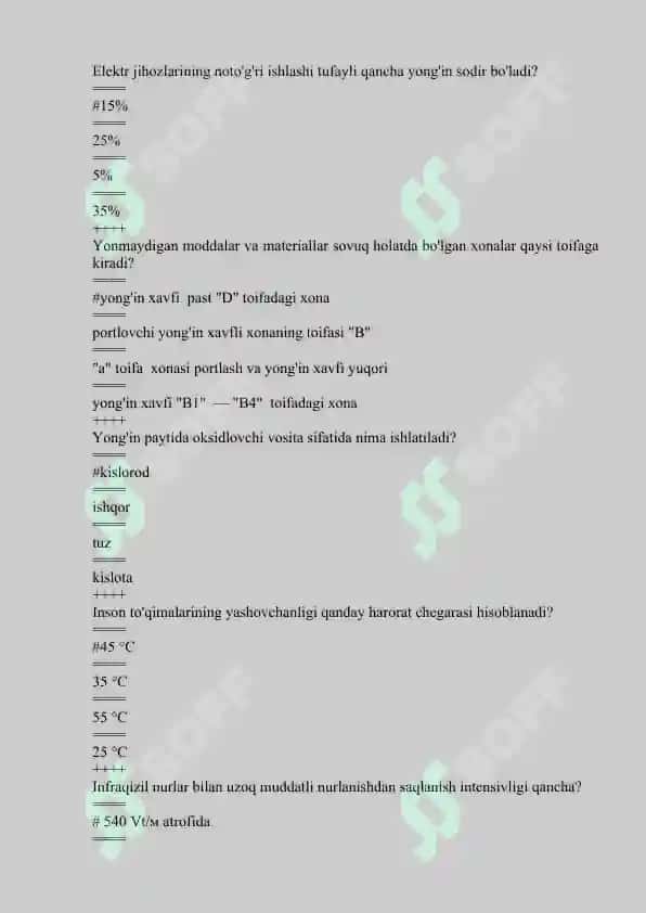yong'in xavfsizligi yakuniy test 3