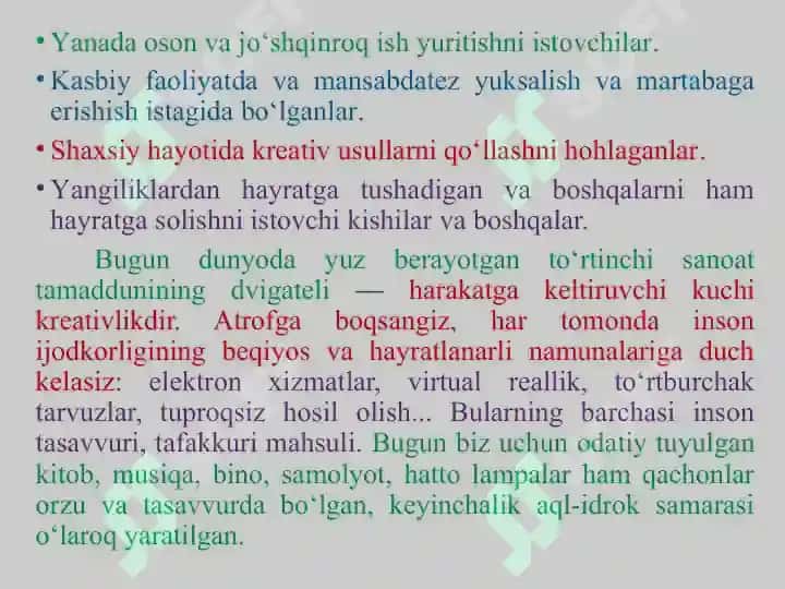 Noodatiy fikrlash asoslari 7