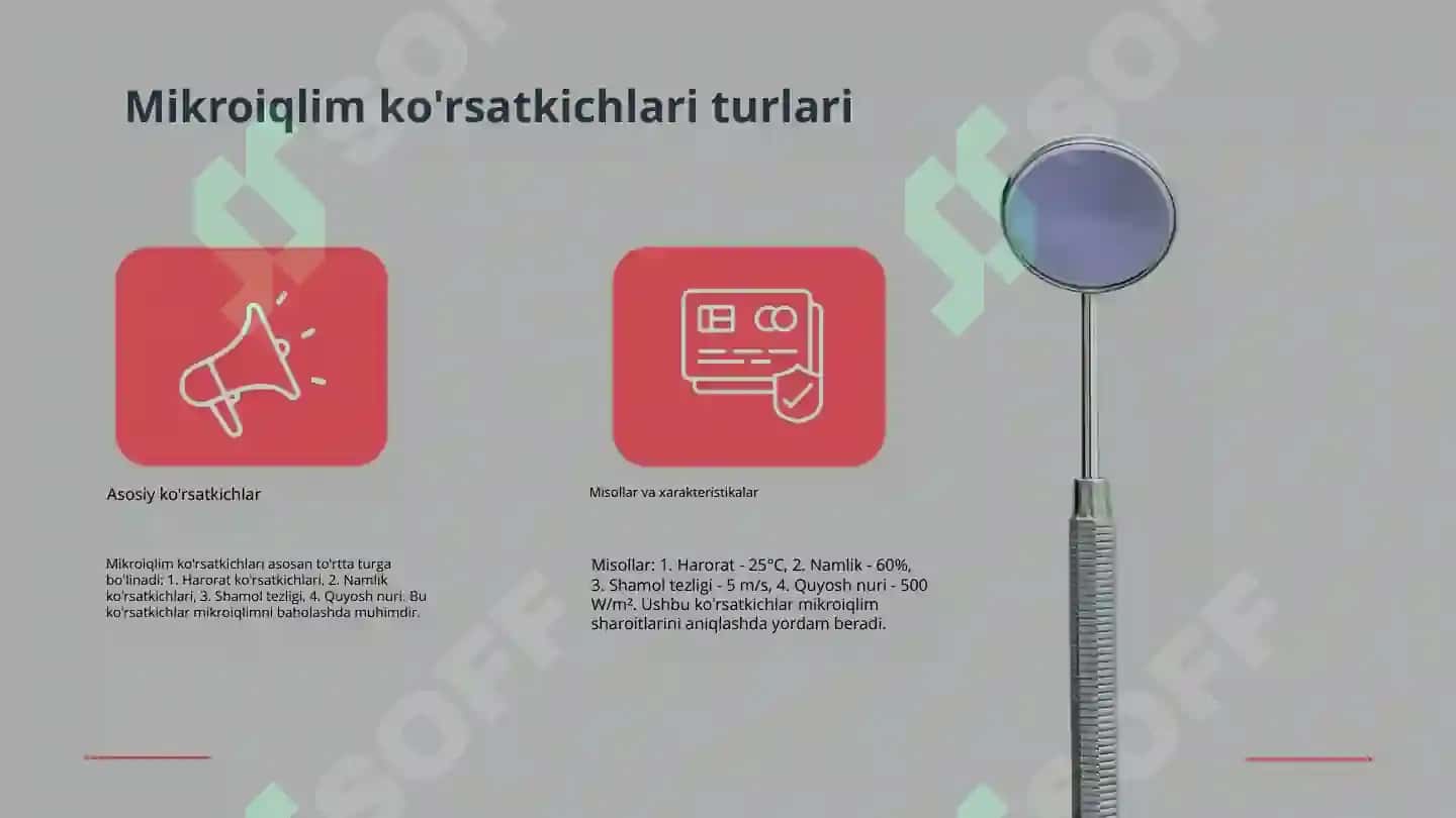 Xonalarning mikroiqlim ko'rsatkichlarini tekshirish va baholash 4