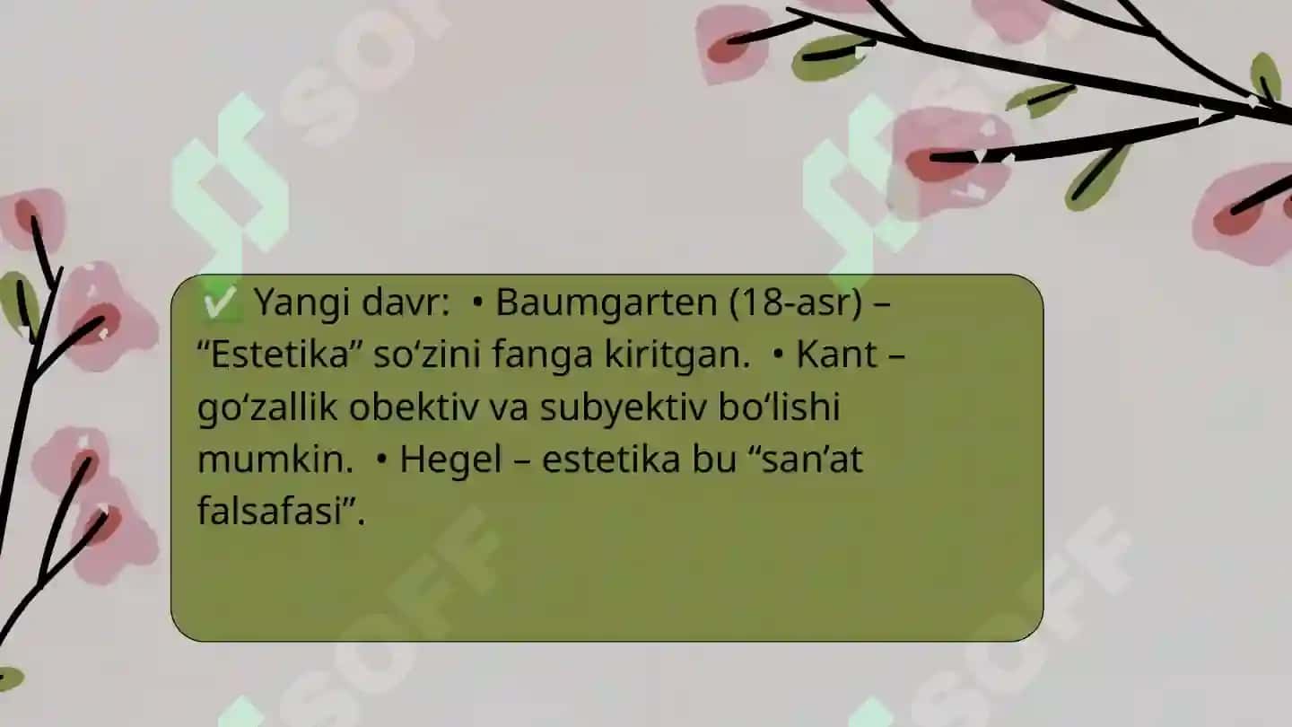 Estetika 6