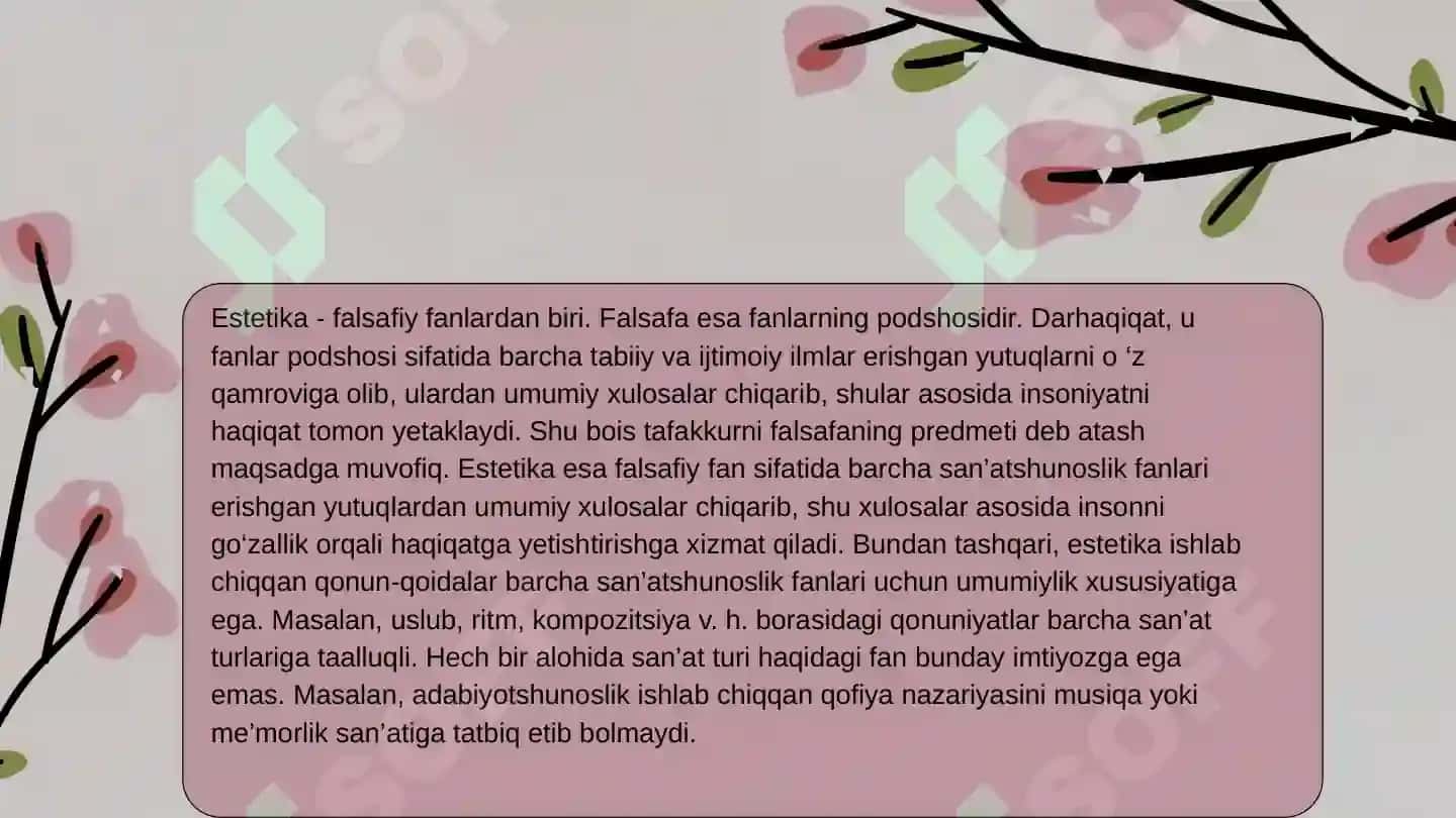 Estetika 7
