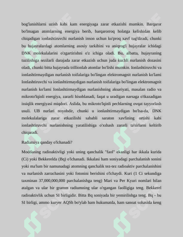 Radioaktiv nurlanish va uning turlari(alfa,beta, gamma) 3