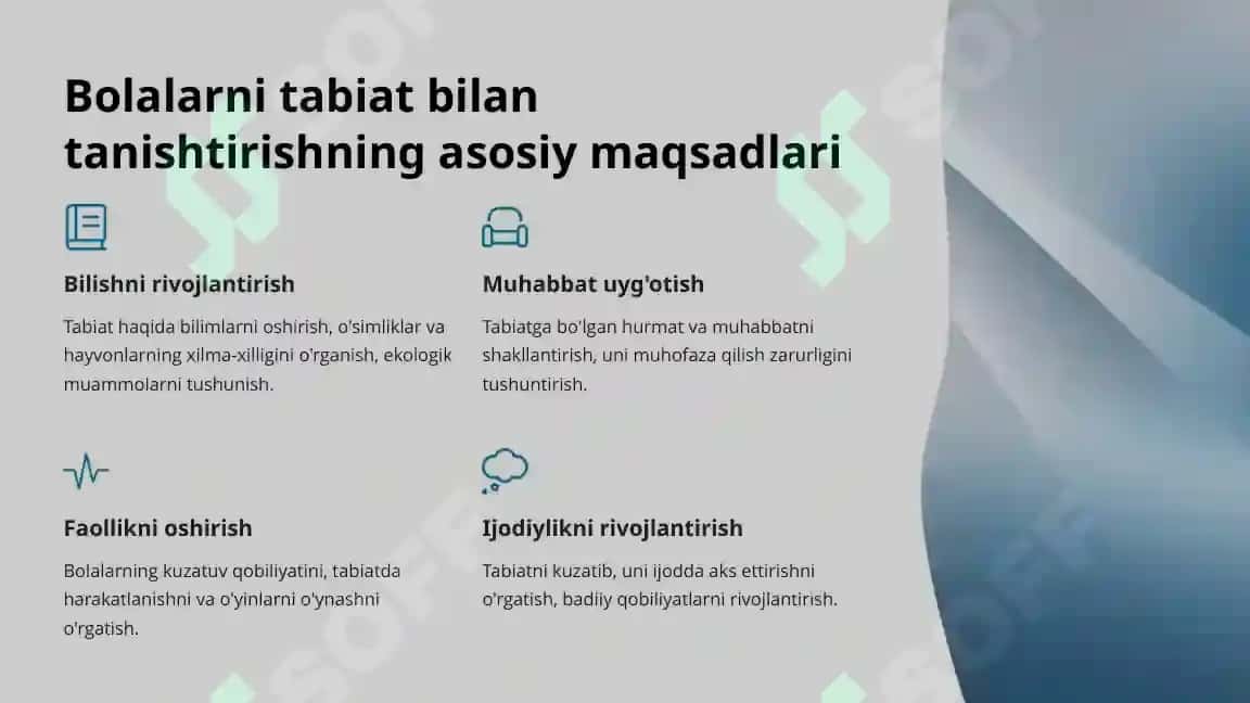 Maktabgacha yoshdagi bolalarni tabiat bilan tanishtirish 2