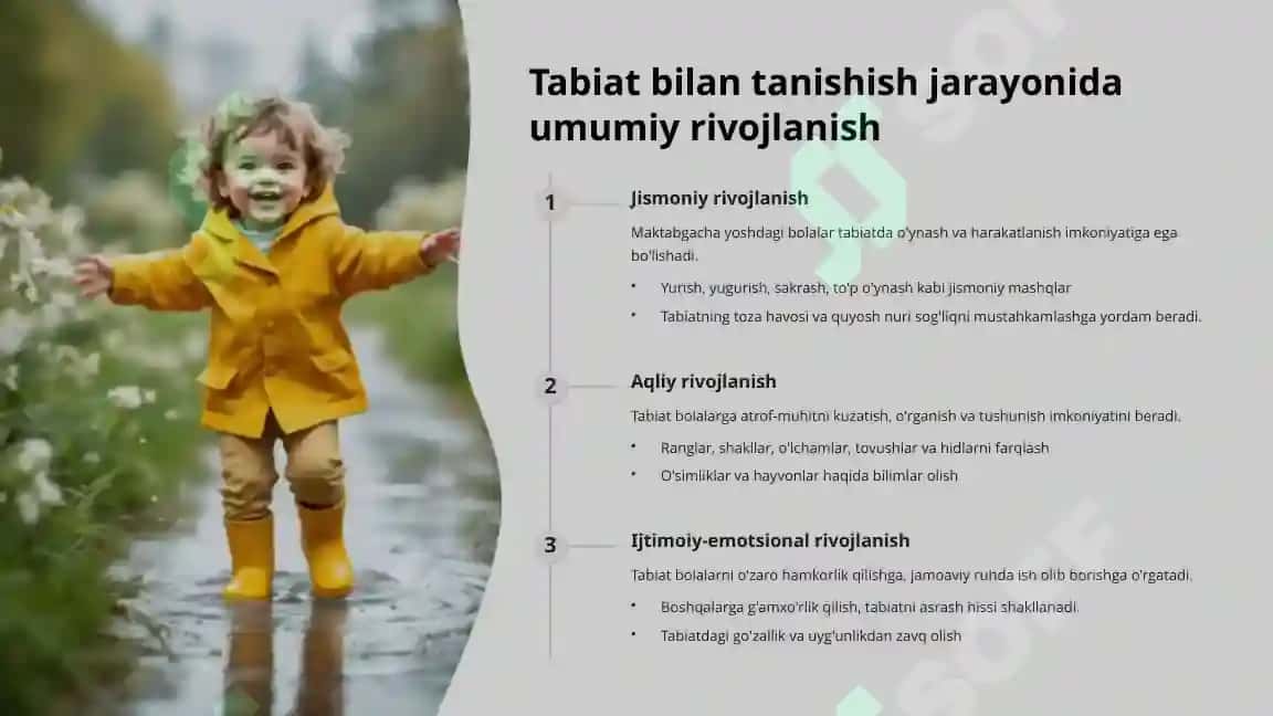 Maktabgacha yoshdagi bolalarni tabiat bilan tanishtirish 3