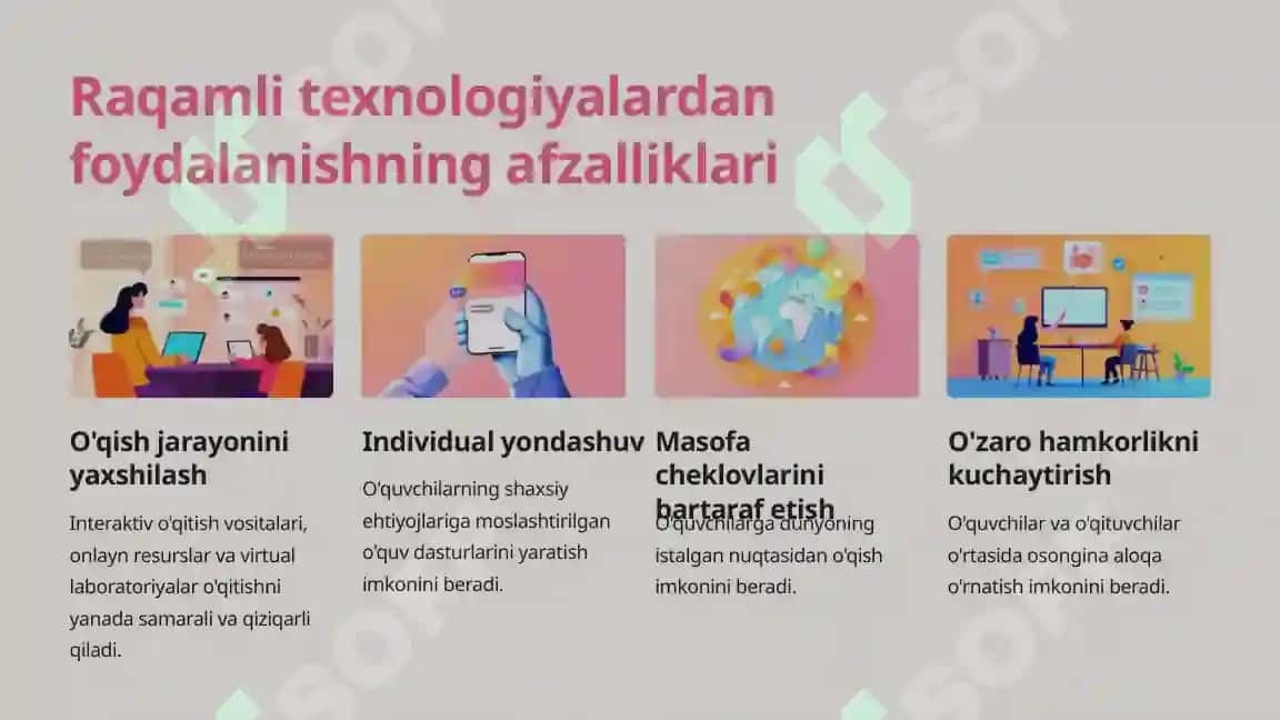 Pedagogik faoliyatda raqamli texnologiyalardan foydalanish 4