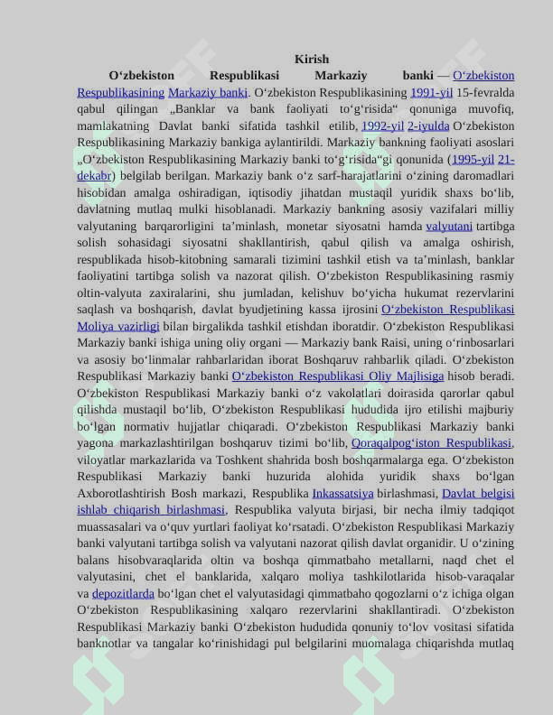 Oʻzbekiston Respublikasi Markaziy banki 2