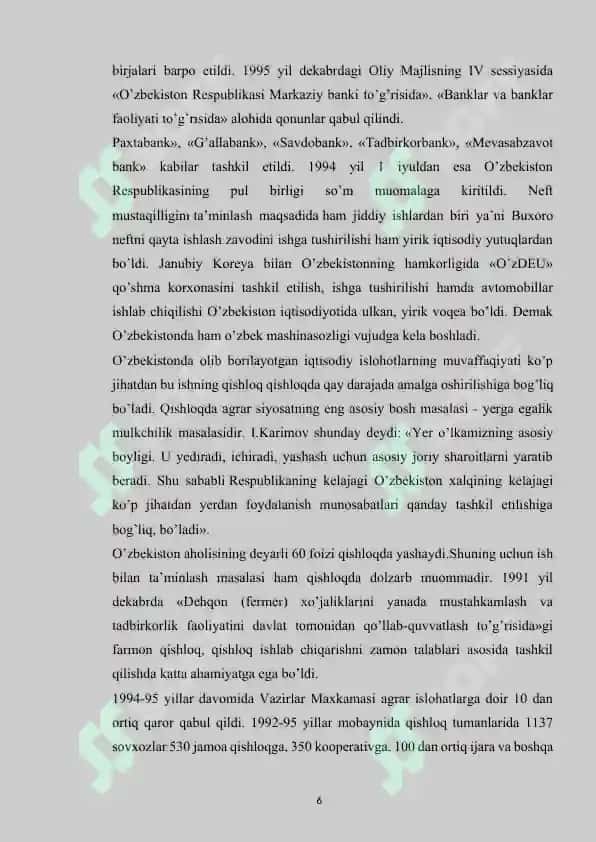 Davlat bosh islohotlar tamoyilining nazariy asoslari 6