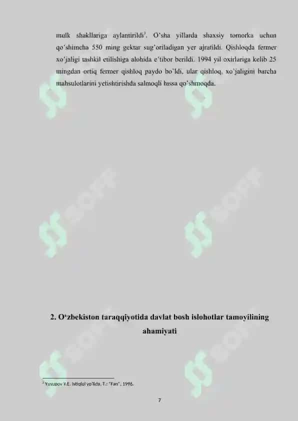 Davlat bosh islohotlar tamoyilining nazariy asoslari 7