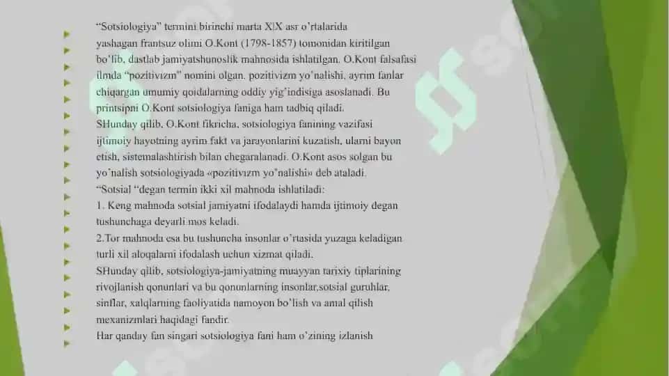 Sotsiologiya fanining asosiy vazifalari 5