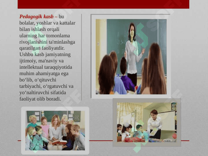 Pedagogik kasbi va uning 4