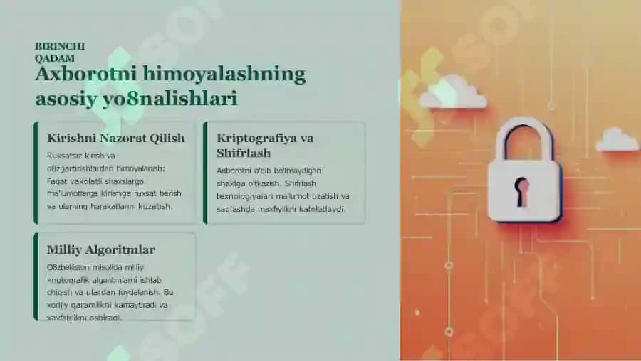 Axborotlarni himoyalash va xavfsizlash usullari 3