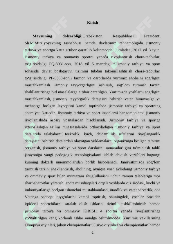 Jismoniy tarbiya darslarida o'quvchilarni faolligini shakllantirish 2