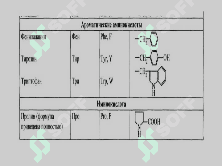 Aminokislatalar. Oqsillar va peptidlar 8