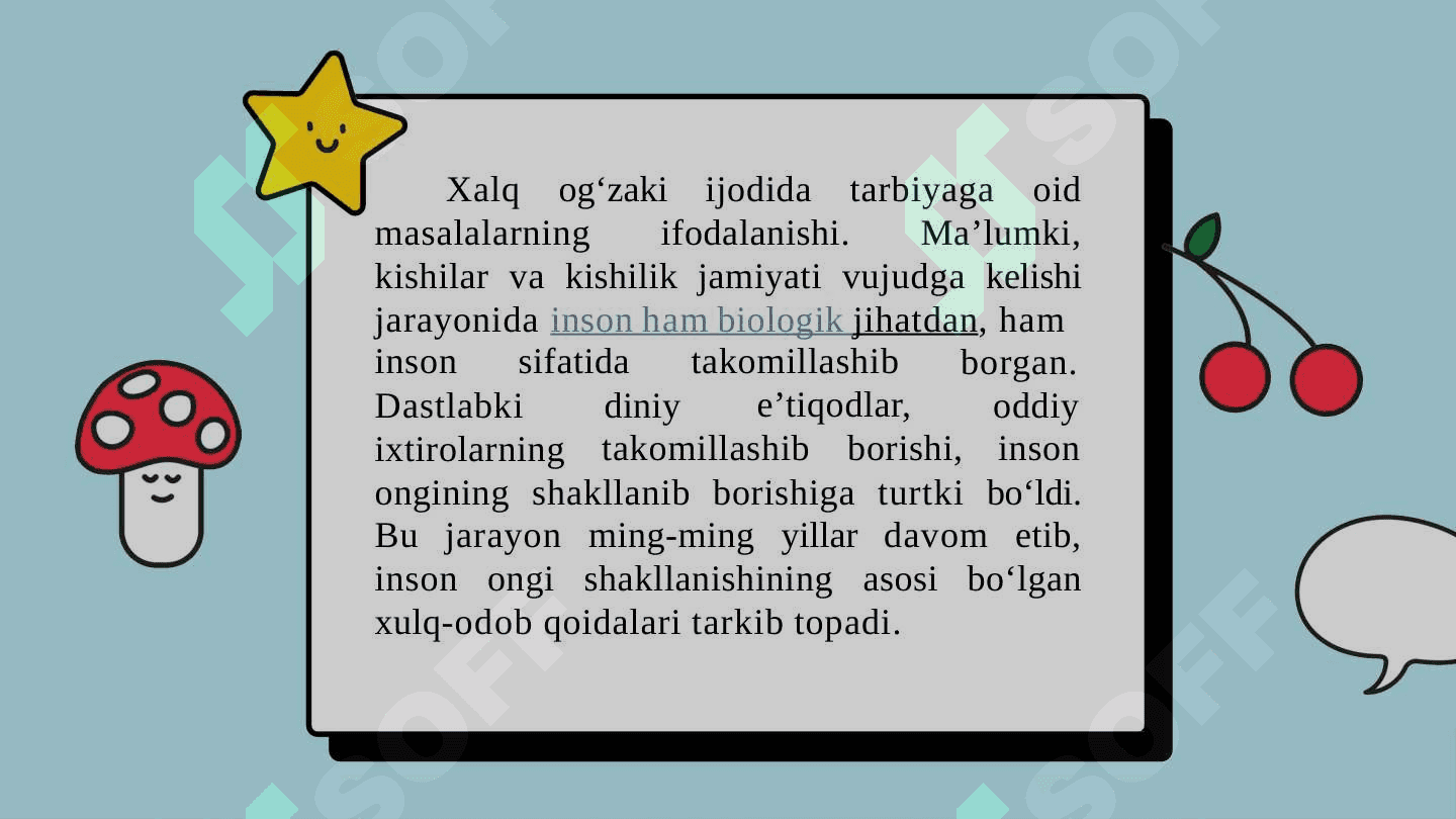 Xalq og’zaki ijodida tarbiyaga oid masalalarning ifodalanishi 3