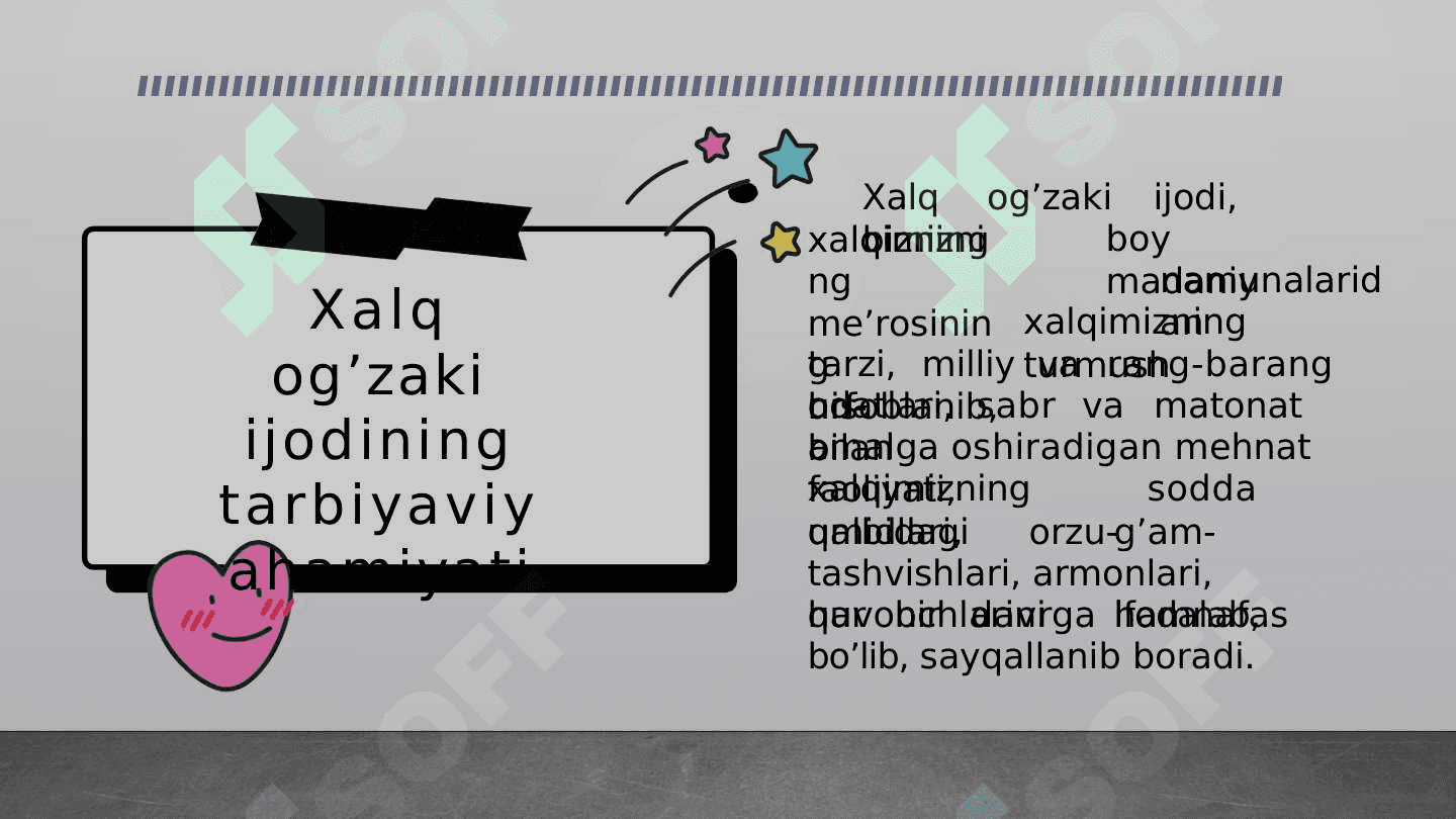 Xalq og’zaki ijodida tarbiyaga oid masalalarning ifodalanishi 4
