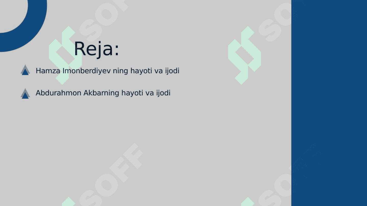 Hamza Imonberdiyev va Abdurahmon Akbarning ijodi 2
