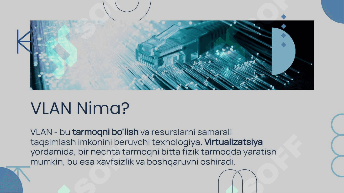 vlan asosida kompyuter tarmog'ini qurish 2