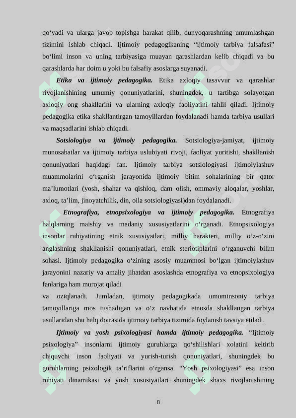 O'smir  yoshdagi o'quvchilar bilan olib boriladigan ijtimoiy pedagogik ish 8