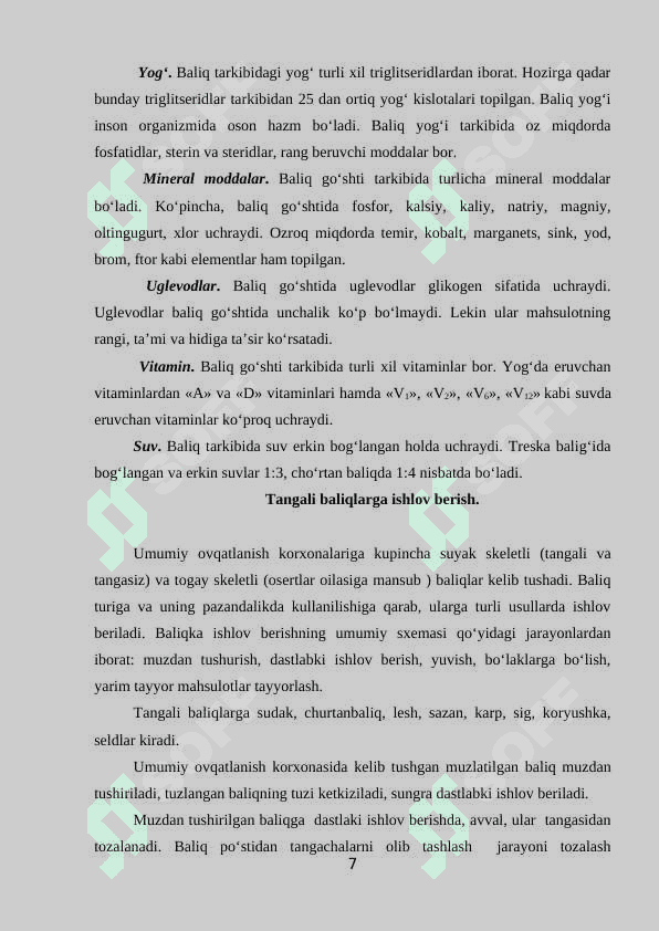 Baliqdan taomlar tayyorlashni o’rganish 7