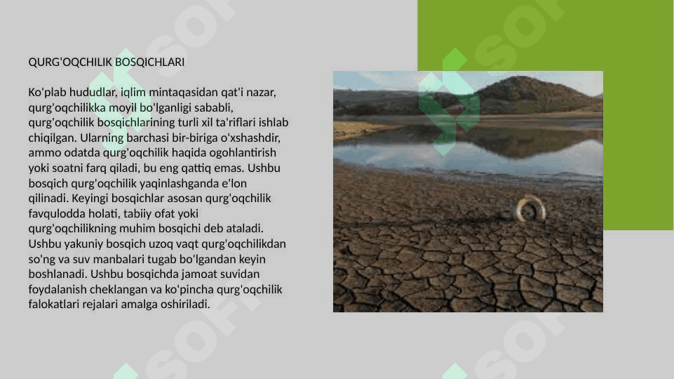 Qurg‘oqchilik va unga qarshi kurash 7