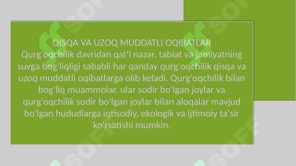Qurg‘oqchilik va unga qarshi kurash 8
