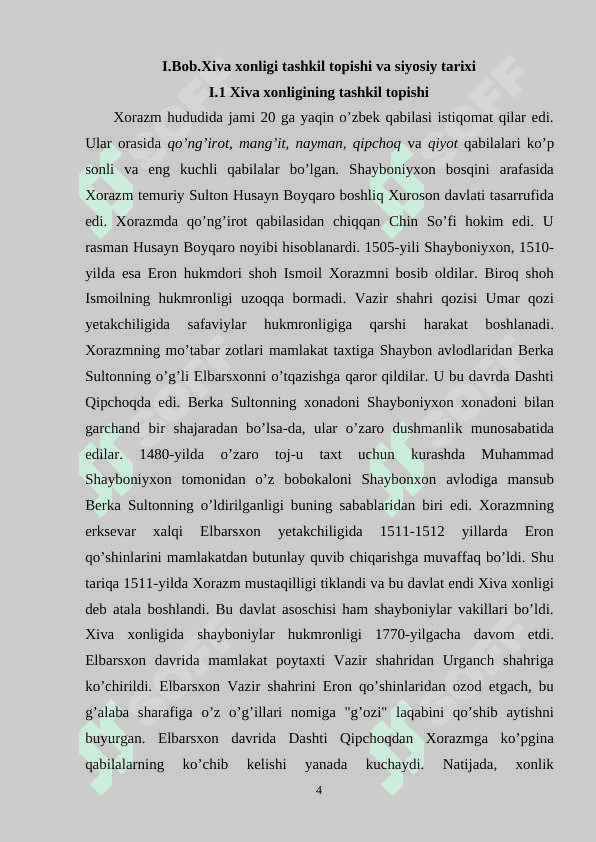 ХIVА XONLIGI DAVRI TARIXIGA OID MANBALAR 4