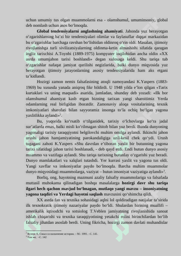 Globallashuv va va barqaror taraqqiyot falsafasi 7
