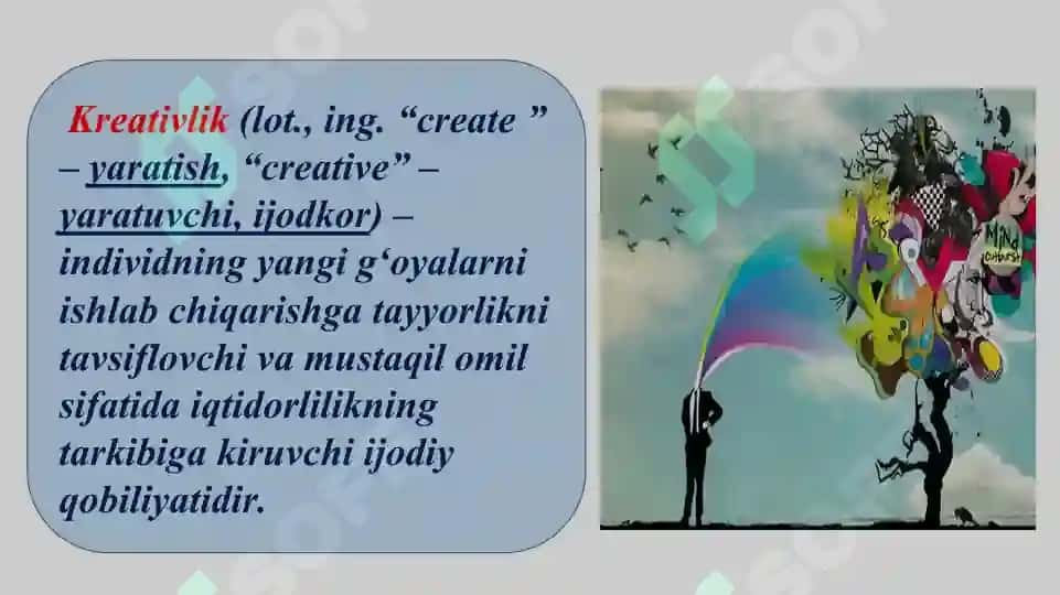 Kreativ fikrlash faniga kirish 5