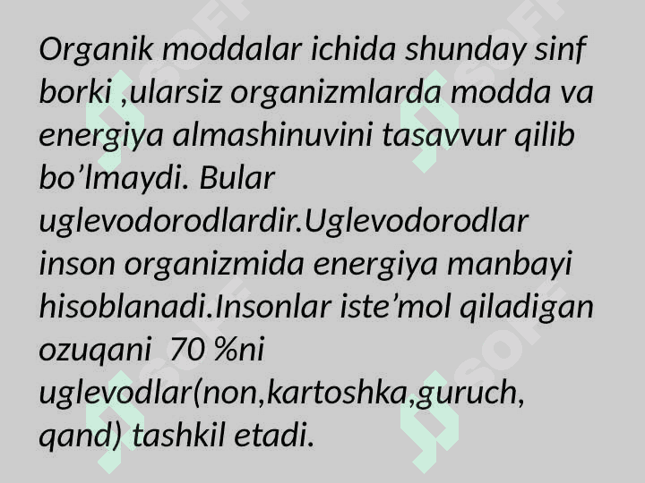 Uglevodlar mavzusida dars taqdimoti. 3