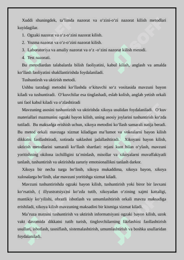 Ta`lim metodlari va vositalari 3