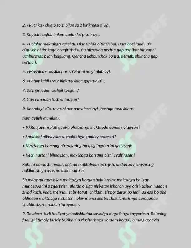Bolalarni savod oʻrgatishga tayyorlash 4