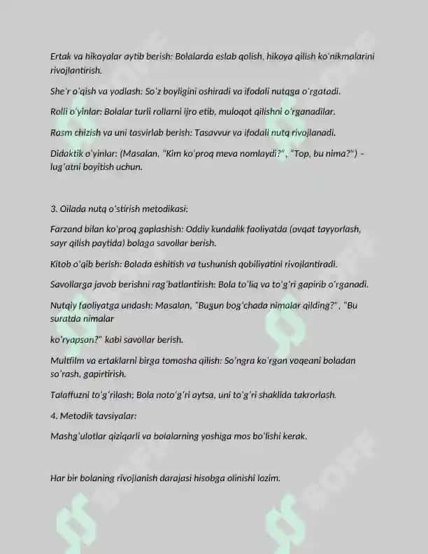 Maktabgacha taʼlim tashkilotlari va oilada nutq oʻstirish boʻyicha metodik ishlar 5