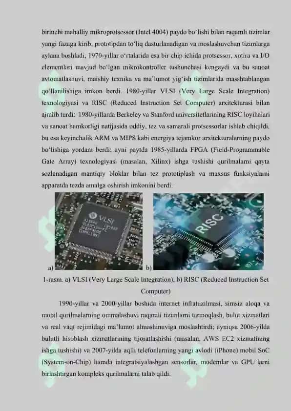 Zamonaviy raqamli tizimlar va ularning mikroprotsessorli boshqaruvi 4