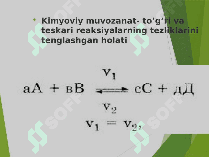 KIMYOVIY MUVOZANAT. 5
