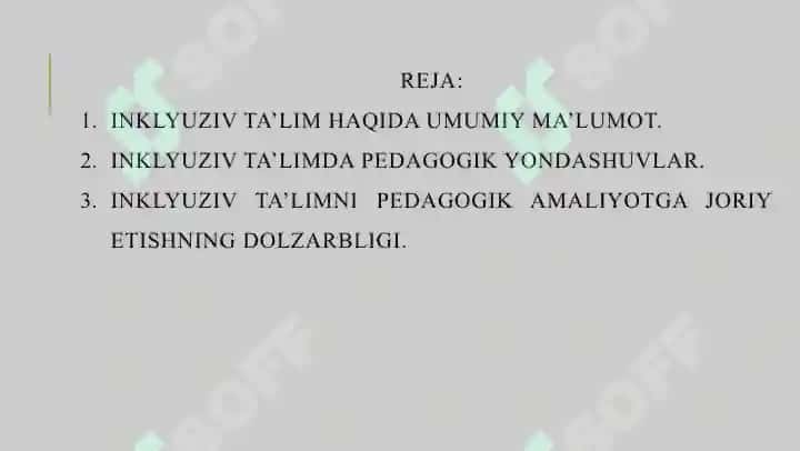 Inklyuziv talimning mazmun mohiyati 2